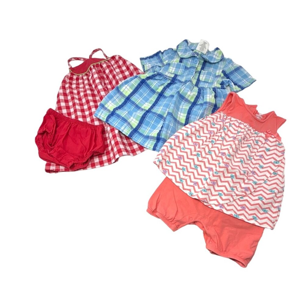 Baby Girl's -‎ 3 Dresses -- Size 18-24 Month